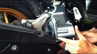 PEMASANGAN TUTUP RADIATOR CARBON  ALL NEW VARIO 150 [upl. by Yssirc]