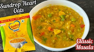 Sundrop Heart Oats Classic Masala  How to make Sundrop Heart Oats  Sundrop Heart Oats Review [upl. by Darius]