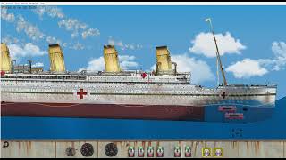 britannic sinking in floating sandbox [upl. by Fortunato]