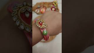 Rakhi Challenge day 6 youtube diy youtubeshorts ytshort youtuber [upl. by Ovida]