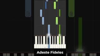 Adeste Fideles Piano Easy shorts [upl. by Sivrat]