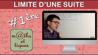 Déterminer la limite dune suite  Première [upl. by Ecinhoj144]