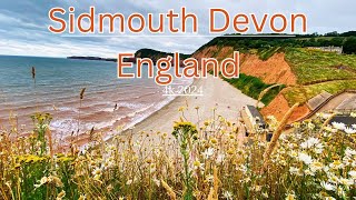 Beautiful Sidmouth Devon England 4k Cliff Gardens Beach amp Town Centre 2024 [upl. by Rotow678]