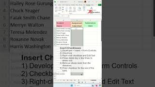 Date stamp every checkbox in Excel  PART 1  Excel Tips and Tricks [upl. by Lotsirk]