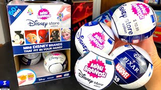 Opening 4 Disney Store Zuru Mini Brands Balls [upl. by Katuscha669]