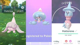 When I Got New Debut Hatterene in pokemongo [upl. by Flanders262]