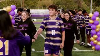 UDHS Boys Soccer Senior Night 2024 [upl. by Fidelio]