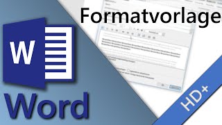 Word Formatvorlagen erstellen und bearbeiten 2017 HD [upl. by Ramat]