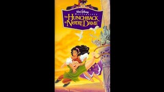 Opening to The Hunchback of Notre Dame 1997 US VHS HQ [upl. by Gonsalve]