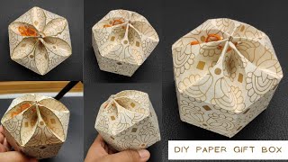 DIY Paper Goft Box 🎁  Home made Gift box  Daily Easy Crafts [upl. by Yc771]