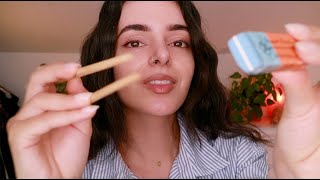 ASMR Lets Eliminate Your Negative Thoughts 💭 Chopsticks Eraser Paper Fan ☀️ Monday Mini [upl. by Etheline963]