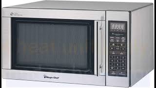 Magic Chef MCM1611ST 1100W Oven 16 cuft Stainless Steel Microwave [upl. by Tjader]