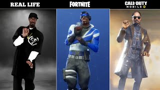 SNOOP DOGG DANCE COMPARISON IN FORTNITE VS COD MOBILE [upl. by Atiek204]