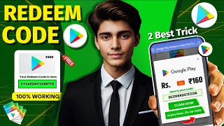 FREE REDEEM CODES ✅  HOW TO GET FREE GOOGLE PLAY STORE REDEEM CODES NEW APP 🥳  NEW TRICK 2024 🔥 [upl. by Sammer210]