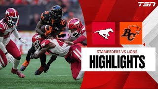 CFL Week 10 Stampeders vs Lions [upl. by Shig714]