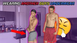 WEARING ANOTHER MANS BOXERS PRANK ON BOYFRIEND HE LEFT [upl. by Akilaz]