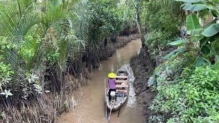 Walk through a Vietnamese Village in the Mekong River Delta 🇻🇳 Tan Phong Island Vietnam 2023 [upl. by Gristede]