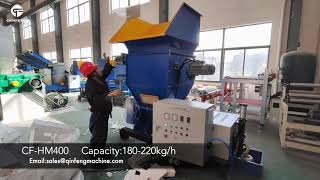 Qingfeng machineryCFHM400 EPS hot melting machine [upl. by Clim]