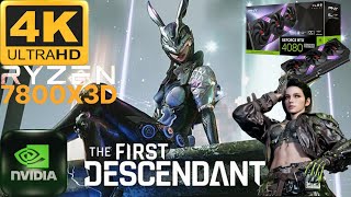 The First Descendant  4K DLAADLSS Q  RT  FG  RTX 4080 Super PNY XLR8 ARGB  AMD 7800X3D [upl. by Swift]