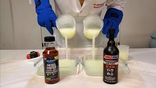 Hot Shot Secrets vs AMSOIL diesel allinone antigel fuel additive [upl. by Hanschen]