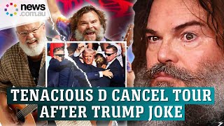 Tenacious D turn on each other as Aussie tour implodes after Trump joke [upl. by Hairem]