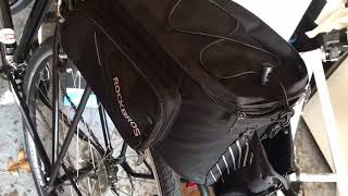 ROCKBROS Bike Bicycle Rack Bag Review Perfect for long bike rides to carry everything [upl. by Goeselt]