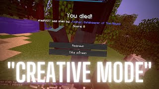 The dumbest way to die in creative mode [upl. by Araek]