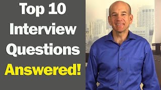 Top 10 Job Interview Questions amp Answers for 1st amp 2nd Interviews [upl. by Pegeen]