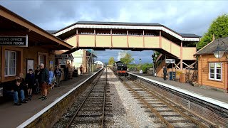 DRIVERS EYE VIEW  West Somerset Railway  Bishops Lydeard to Dunster [upl. by Lhary86]