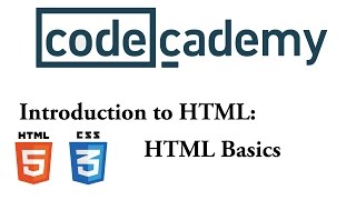 HTML amp CSS HTML Basics [upl. by Corliss387]