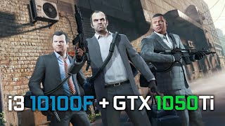 GTX 1050 Ti  i3 10100f  GTA V  1080p  Very High High amp Low [upl. by Giorgio460]