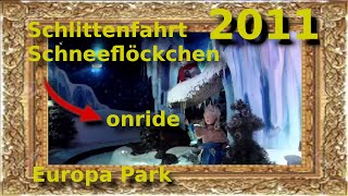 Europa Park  Schlittenfahrt Schneeflöckchen [upl. by Atiuqiram493]