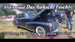 Das Awkscht Fescht 2024 39 Chevy41 Cadillac40 LaSalle40 Ford video 5 [upl. by Ireland]