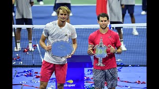 US Open 2020 Mens Singles Trophy Presentation [upl. by Mikey]