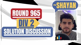 Codeforces Round 965 Div 2  Solution Discussion [upl. by Hudnut]