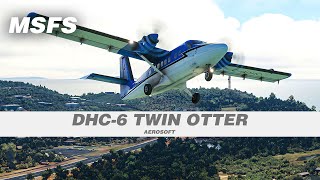 DHC6 Twin Otter Aircraft Addon for Microsoft Flight Simulator [upl. by Goldsworthy]