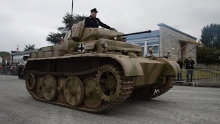 Panzer II Luchs driving  Saumur 2016 [upl. by Llertnad]