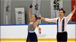 カレイラポノマレンコ Christina CARREIRAAnthony PONOMARENKO USA RD  Budapest Trophy 2024 [upl. by Lora180]