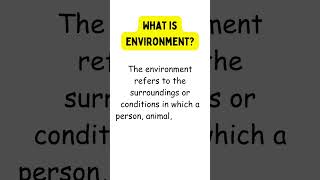 What is environment Definition of environment environment definition shorts [upl. by Ennaylloh]