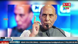 UNION DEFENCE MINISTER RAJNATH SINGH RUSSIA GI DAMAK HAYENG INDIA THADOKLAGANI [upl. by Ecnarolf]