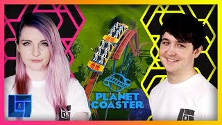 LDShadowLady Vs SmallishBeans  Awesome Planet Coaster Challenge  Legends of Gaming [upl. by Niltak]