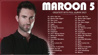 The Best Of Maroon 5  Maroon 5 Greatest Hits Full Album 2024  Best Songs Collection 2024 [upl. by Rickie227]