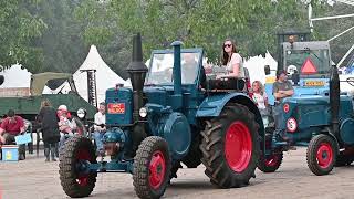 Tractors parade after Historic Tractor Show Panningen 2023 organized by HMT KLEP [upl. by Alekin]