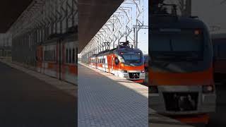 Отправление электрички ЭП2Д Ереван — Гюмри  Departure of the EP2D electric train Yerevan  Gyumri [upl. by Bogart]