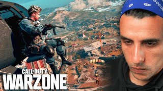 COD Warzone  اول جيم في الخريطة الجديدة واول هاكر [upl. by Alesiram]