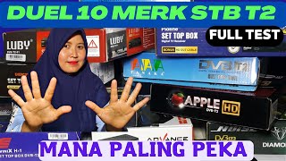 TES PENANGKAPAN SINYAL SET TOP BOX T2  STB TV DIGITAL [upl. by Agnot]