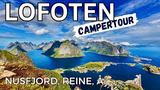 Nusfjord Reine Å i Lofoten ❤️ Er wird noch schöner  Zauberhaftes Norway 🇧🇻 Campertour 👉 Teil 5 [upl. by Adnilre]