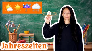 Jahreszeiten in die Gebärdensprache Gebärdensprache lernen  The Seasons in german sign language￼ [upl. by Agnella]