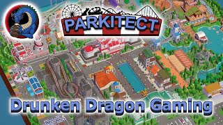 Parkitect  Time for coasters Can we custom build one this time Round 2 [upl. by Yblocaj698]