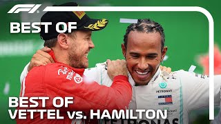 Best Of Vettel vs Hamilton in F1 [upl. by Htidirrem]